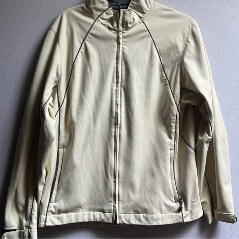 Nike Golf Women’s Full-Zip Lightweight Pale Yellow Jacket L - 21.5 PTP